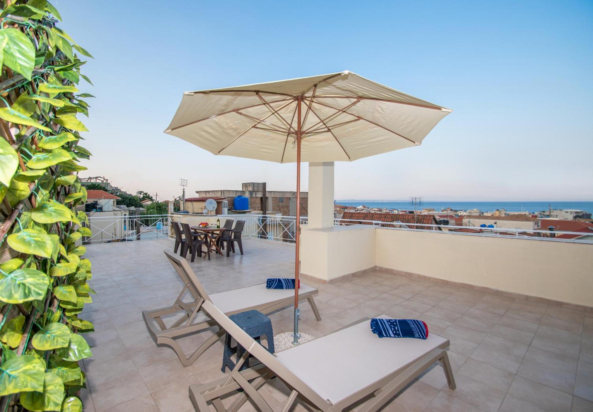 Coconut Tree House With Port View Apartman Zákinthosz Kültér fotó